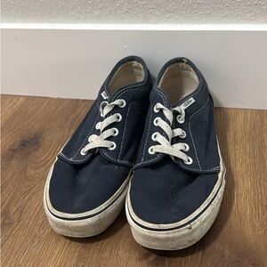 Vans Dark Blue Sneakers with White Accents
